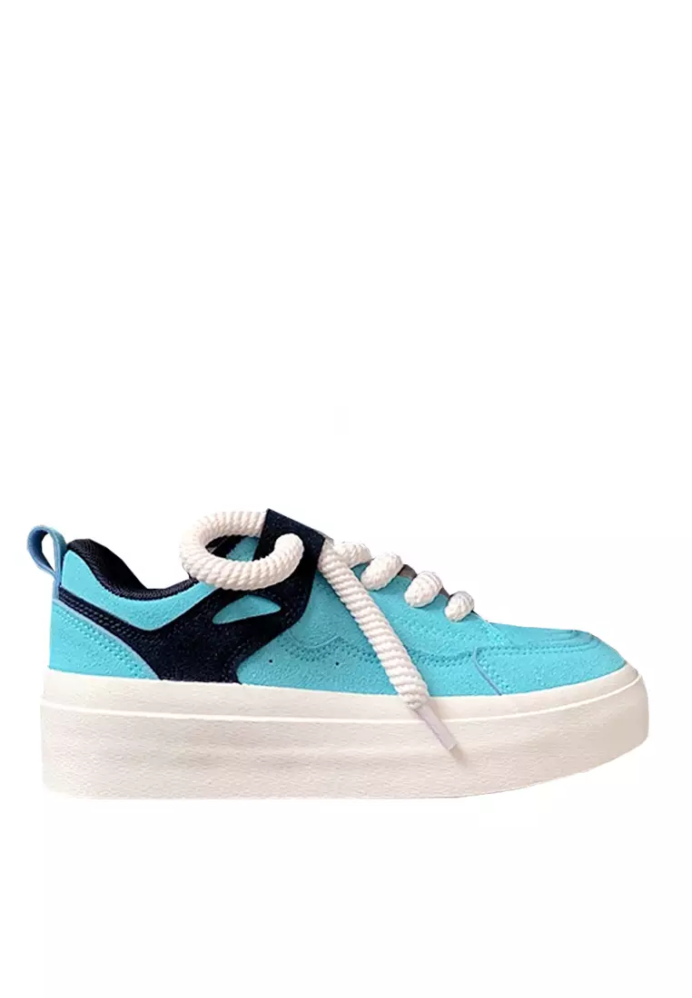 Discount on Twenty Eight Shoes  shoes - SKU: VANSA Paneled Colorblock Platform Sneakers  VPW-T3015