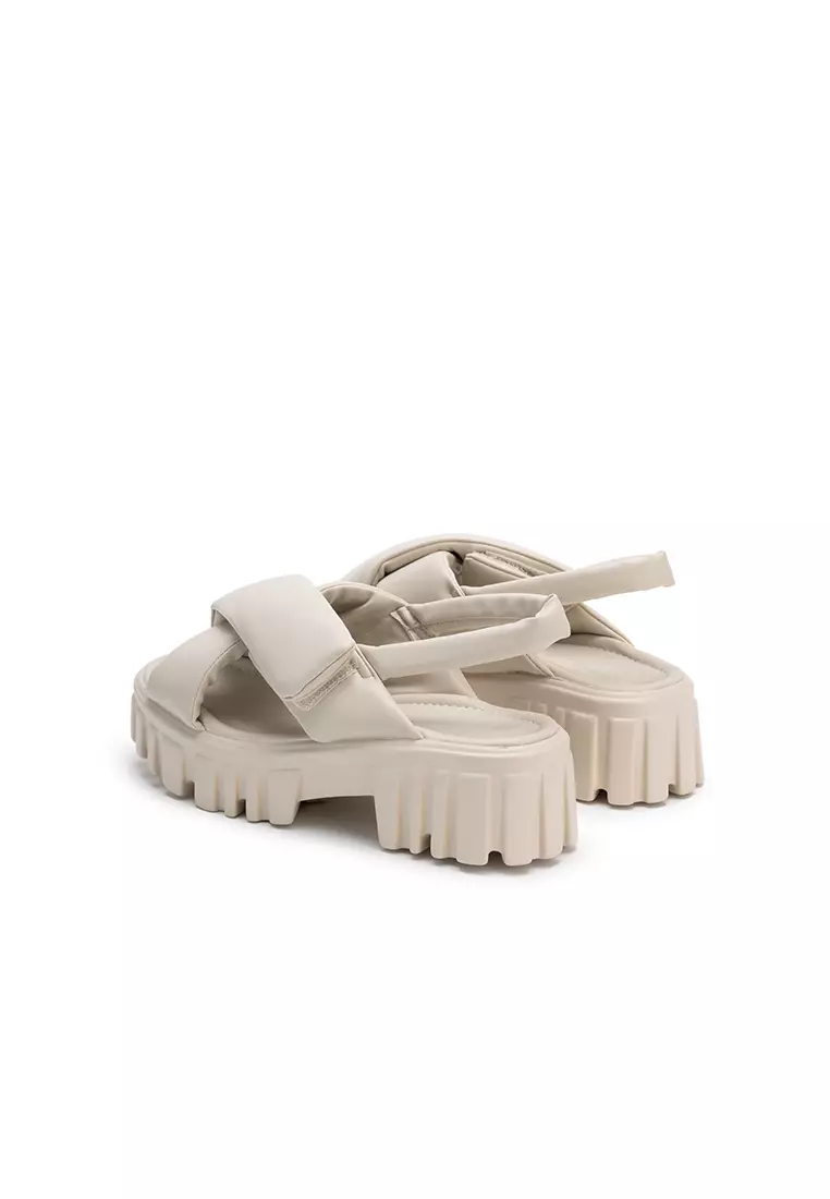 PADDED PLATFORM SANDAL 海绵鹏鹏厚底涼鞋