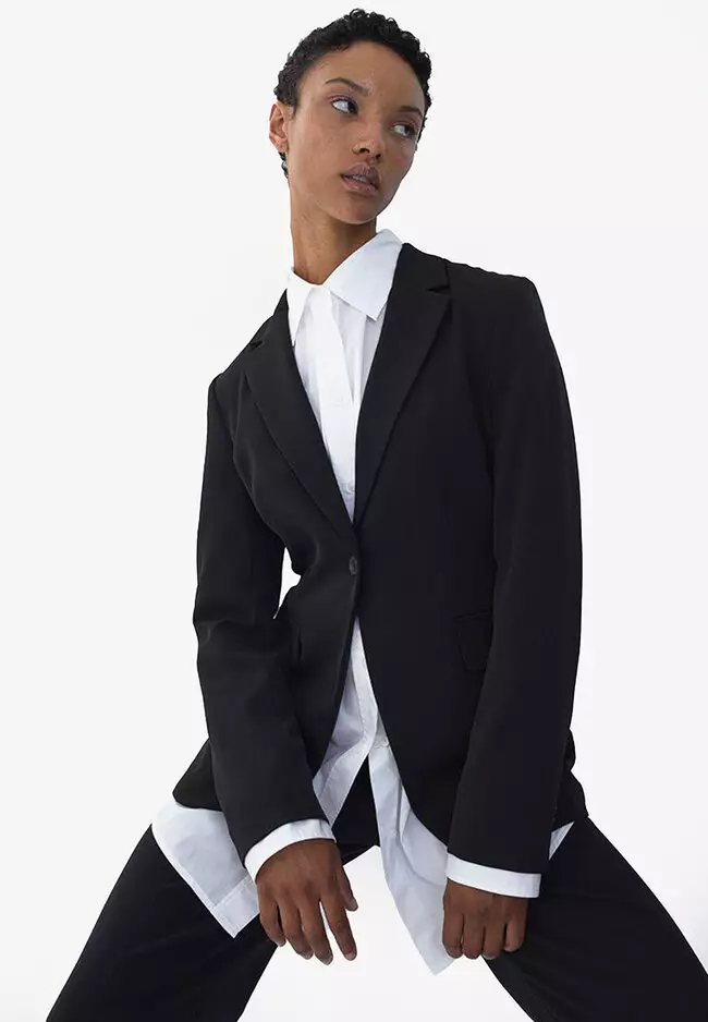 H&m womens tuxedo jacket sales