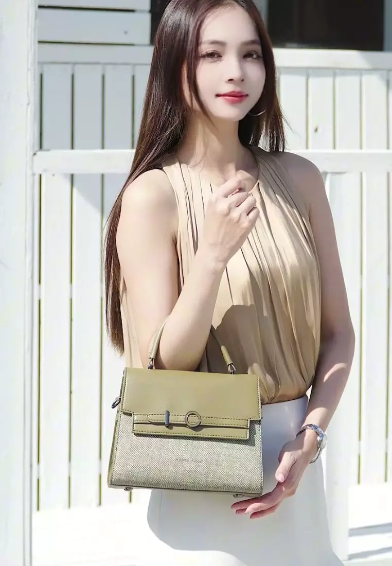 Women's Top Handle Bag / Sling Bag / Crossbody Bag / Shoulder Bag - Green