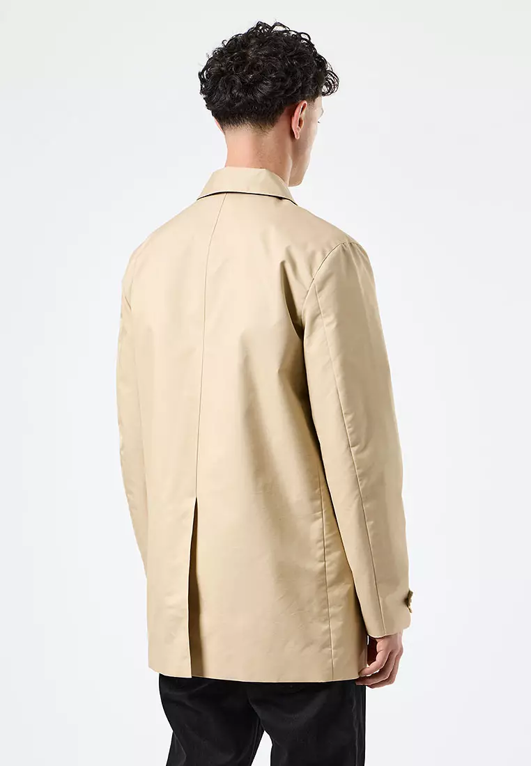 MENS STONE WHITEHOUSE MAC WITH CHECK DETAILS