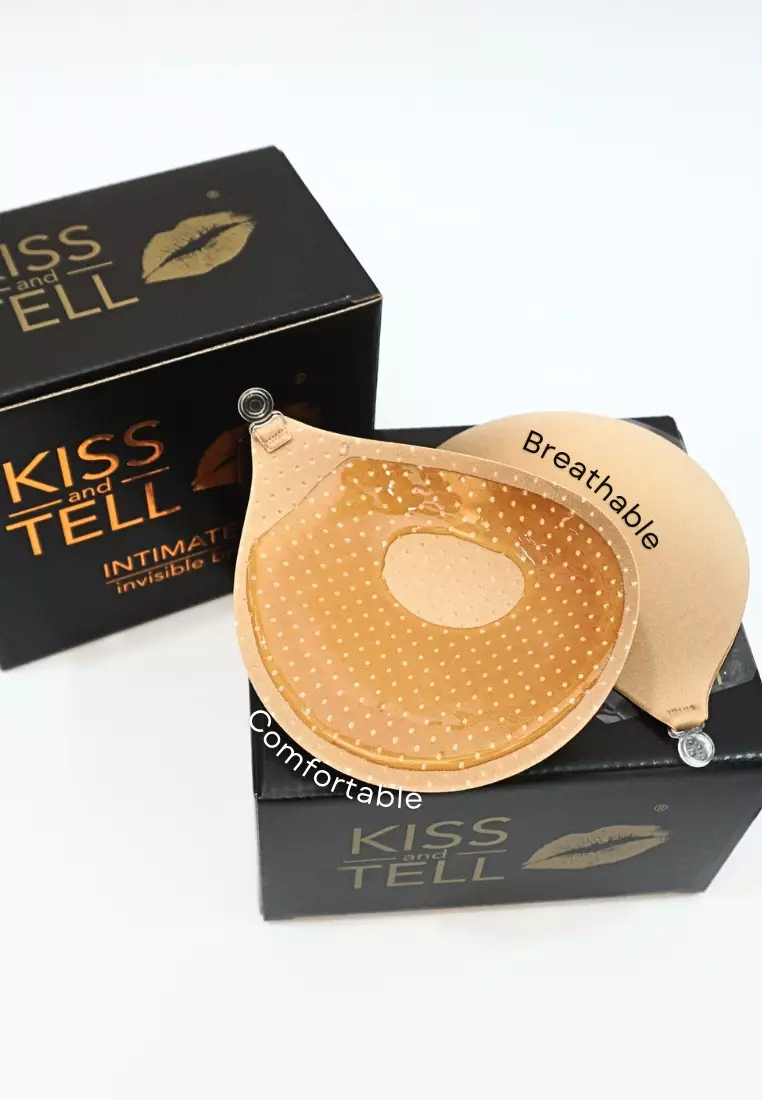 2 Pack Lexi Thick Push Up Stick On Nubra in Black Seamless Invisible Reusable Adhesive Stick on Wedding Bra 隐形聚拢胸