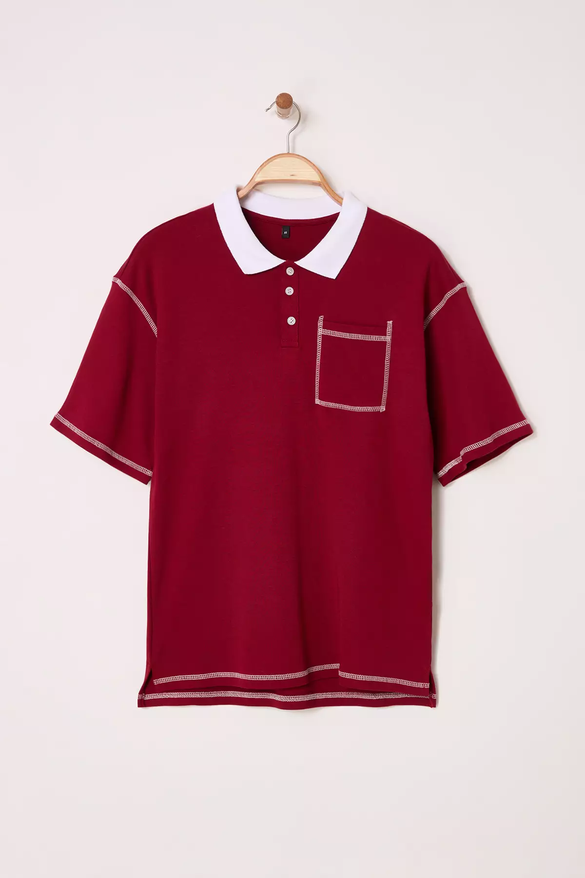 Stitch Detail Polo Shirt