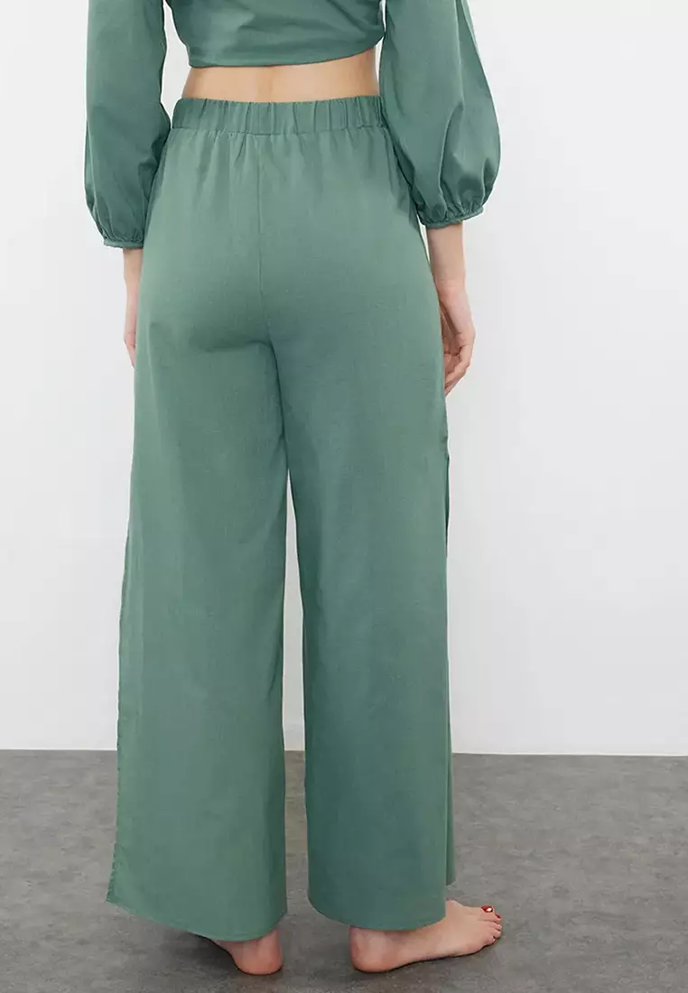 Wide Leg Beach Pants