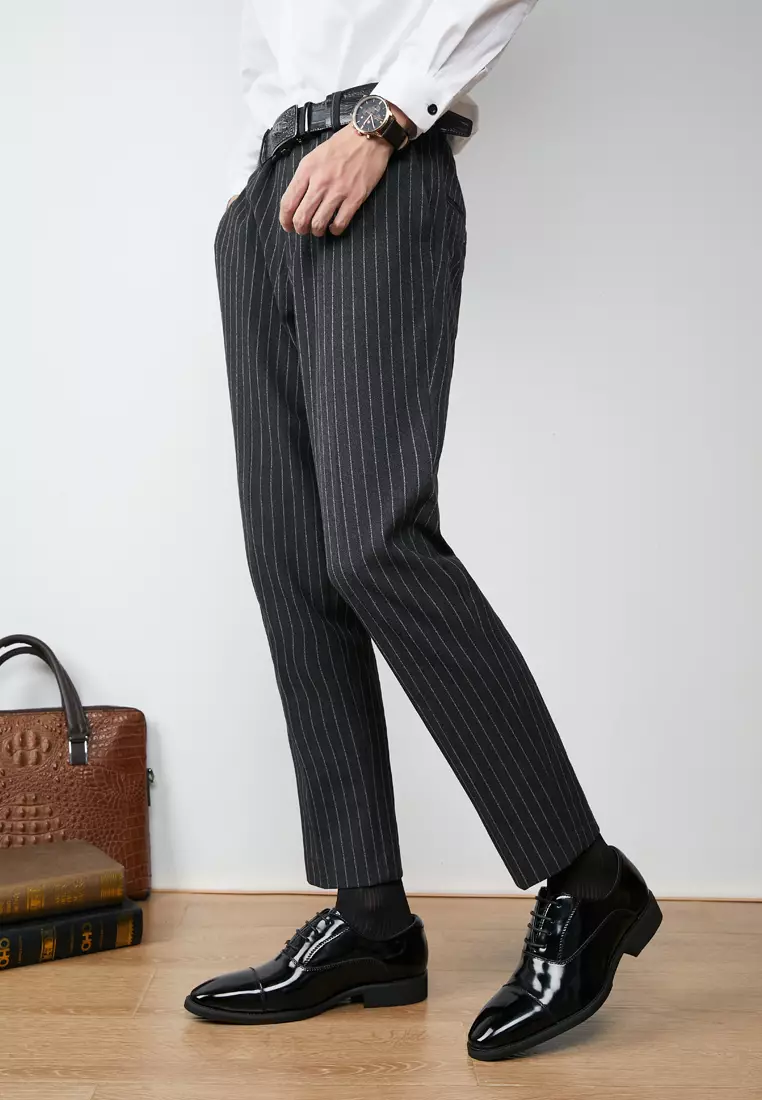 Glossy Leather Cap Toe Oxford Shoes KB22KB05-2