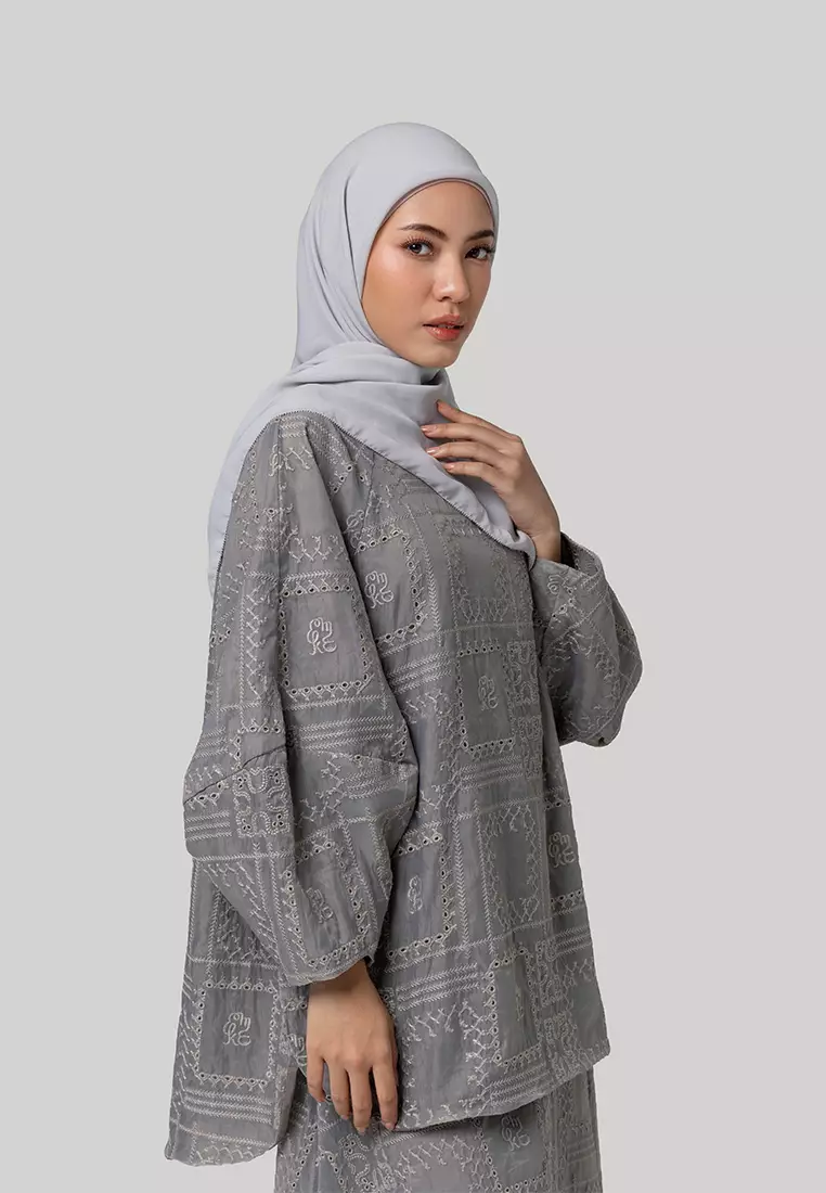 Kami CALM Scarf Plain Soft Grey