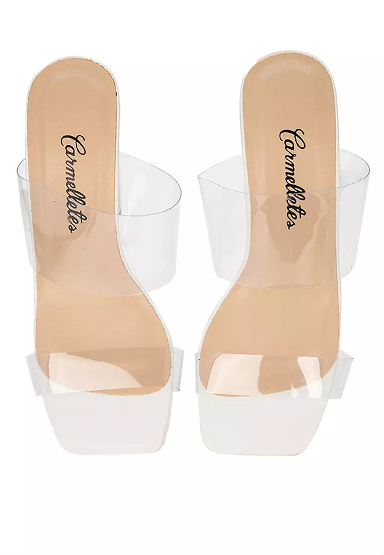 Vinyl High Heeled Slide