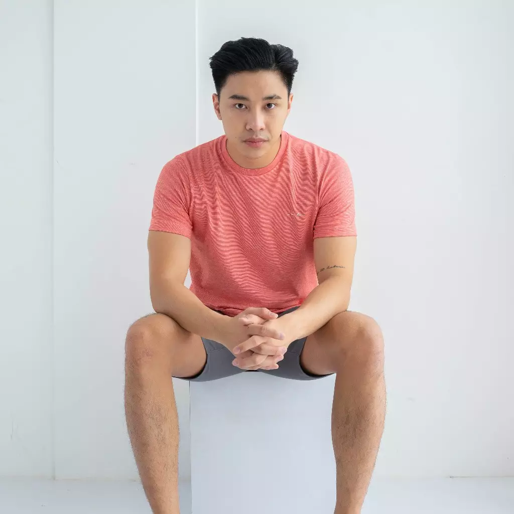 Kale Arthur Orange / T-Shirt Polos Pria Lengan Pendek / Unisex Casual