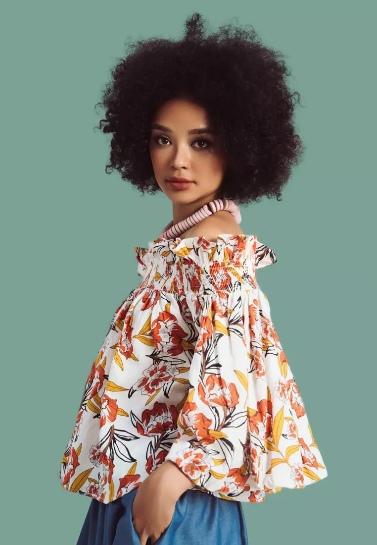 Floral Off-Shoulder Top