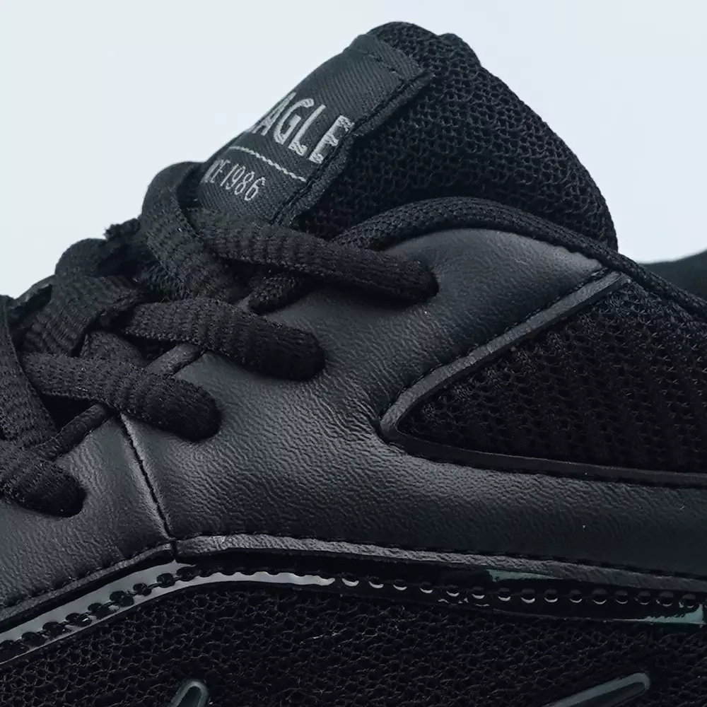 Eagle Sepatu Lifestyle Martin - HITAM/HITAM