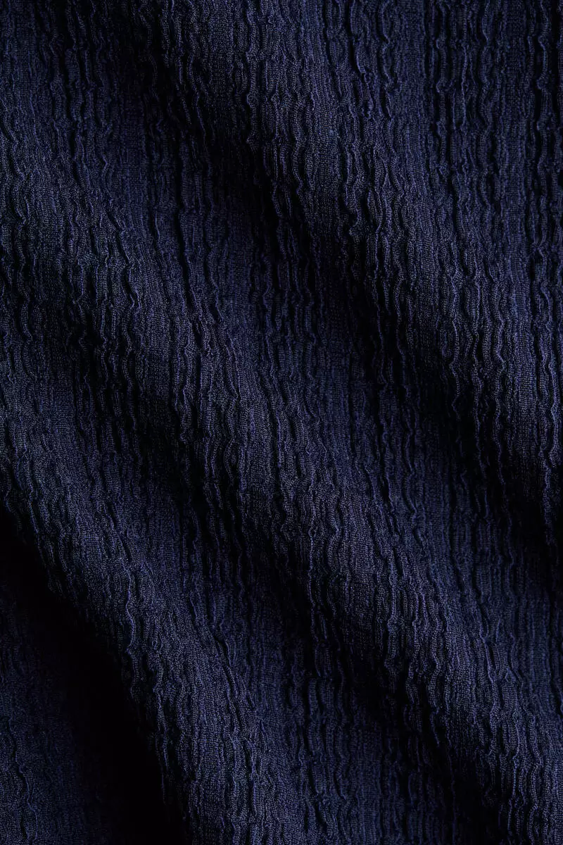 Textured jersey drawstring trousers