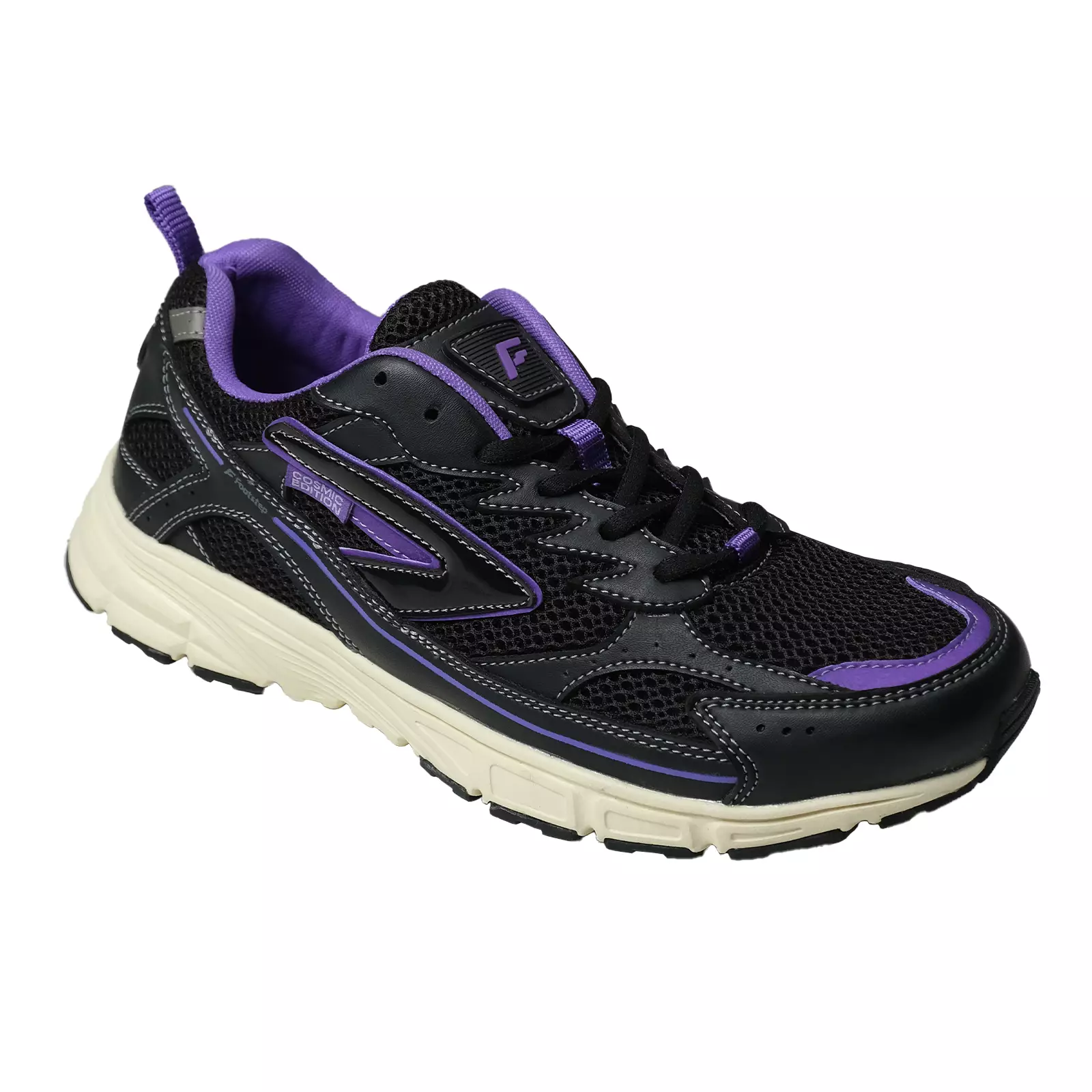Footstep Footwear Sepatu Pria Sneakers Fletcher Black Purple Original Shoes