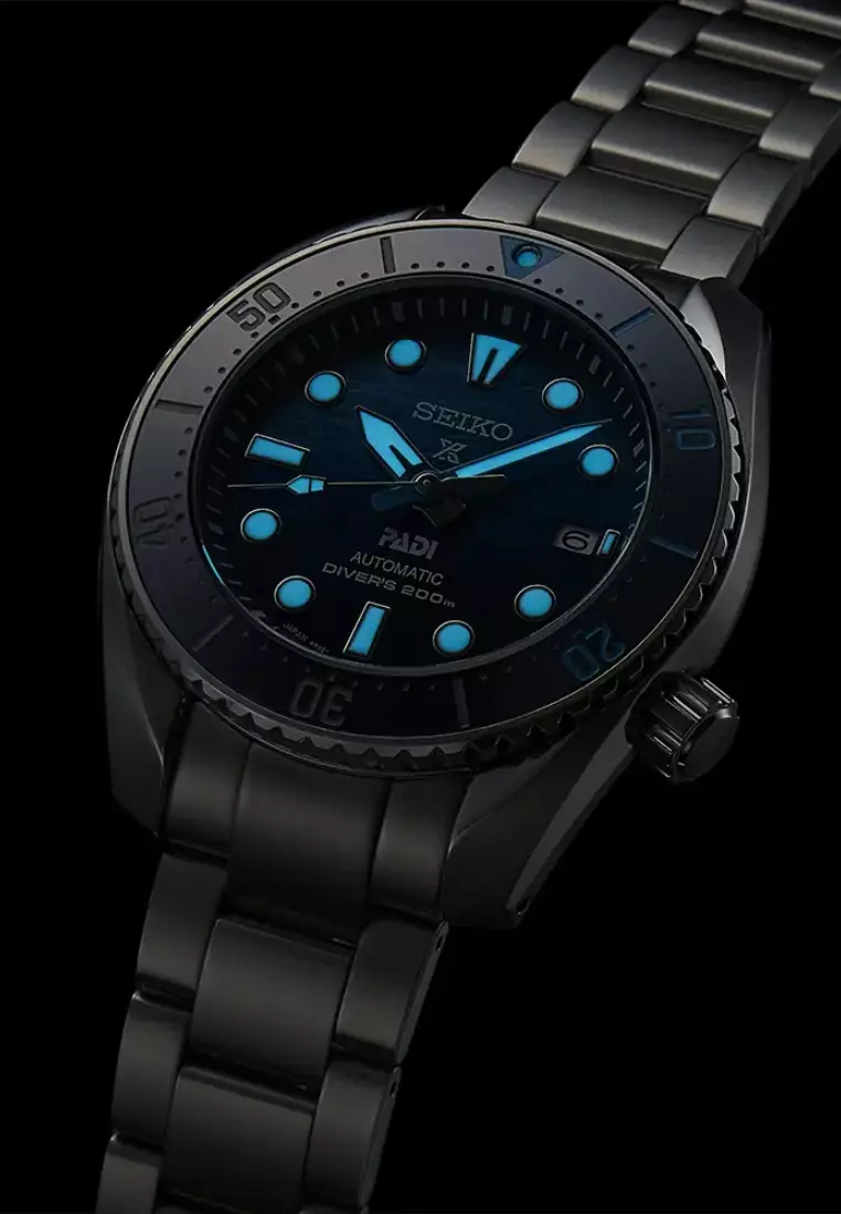 精工 Prospex「Great Blue」相撲潛水 PADI 特別版自動腕錶 SPB375J1