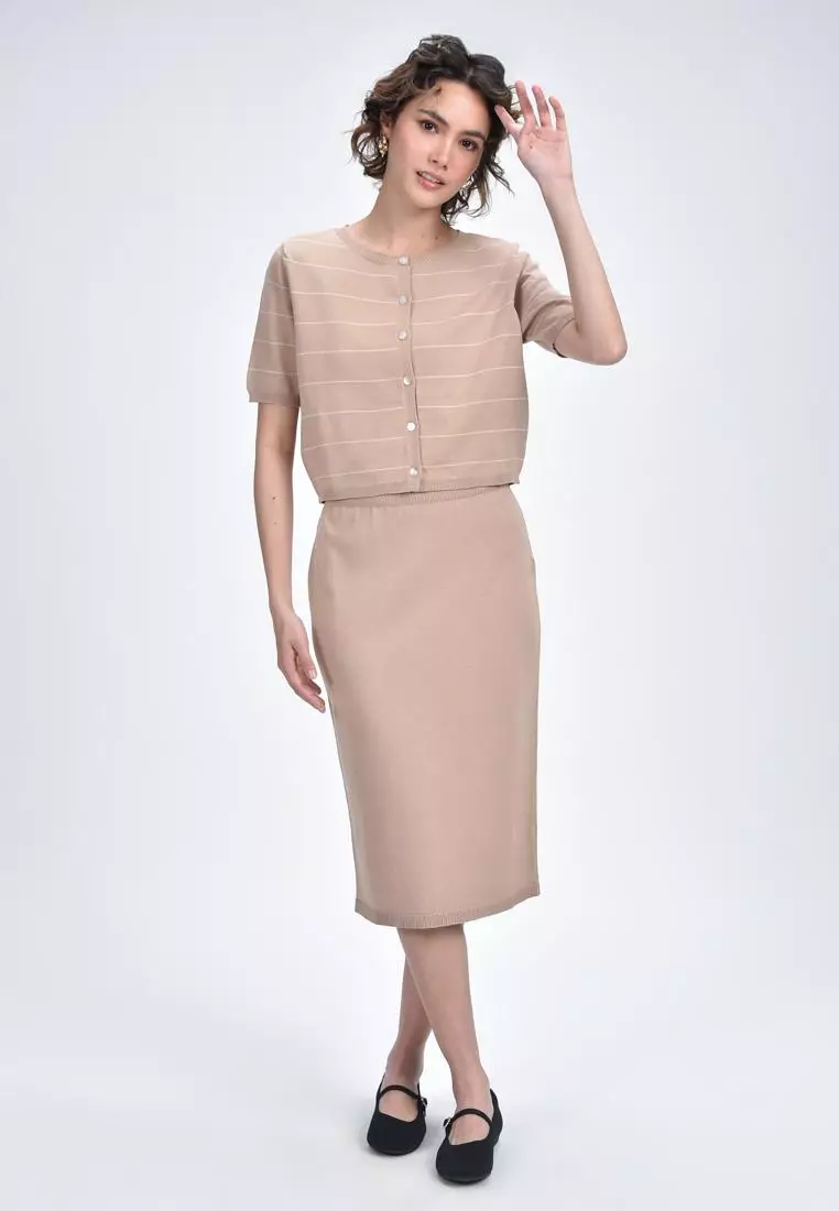 Women's Knit Midi Skirt