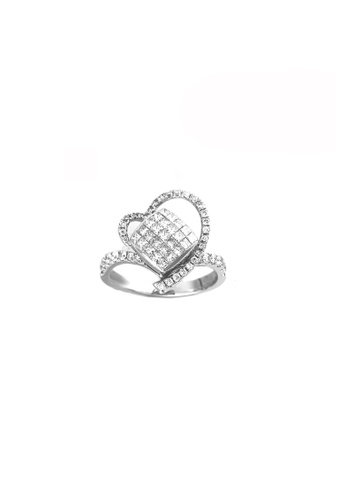 TOMEI TOMEI Ring, Diamond White Gold 750 (R-CR3458W) FCF0AAC38AEB96GS_1