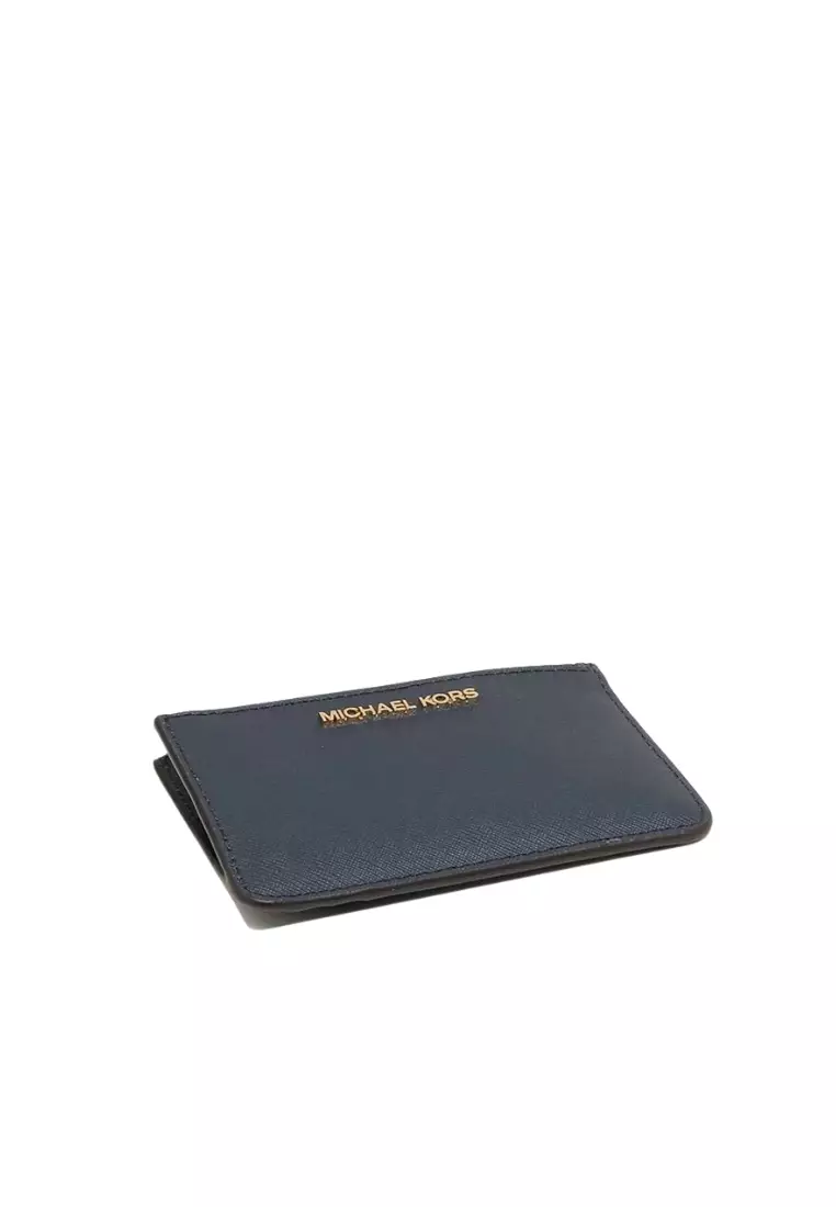 Jet set small hotsell leather card case