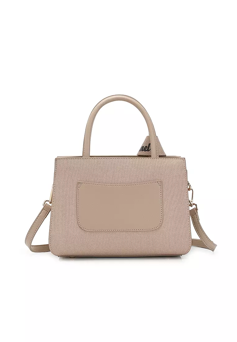 Women's Top Handle Bag / Sling Bag / Crossbody Bag / Shoulder Bag (Tas Tangan / Tas Selempang / Tas Bahu) - Cokelat