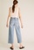 MARKS & SPENCER blue M&S High Waisted Wide Leg Cropped Jeans A231BAACBC3B1CGS_4