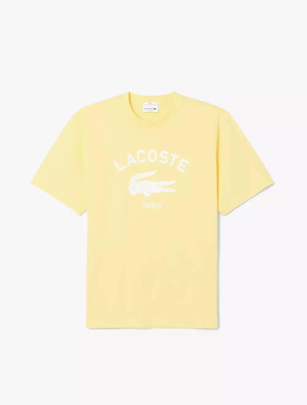 Signature Print Cotton T-Shirt - Yellow