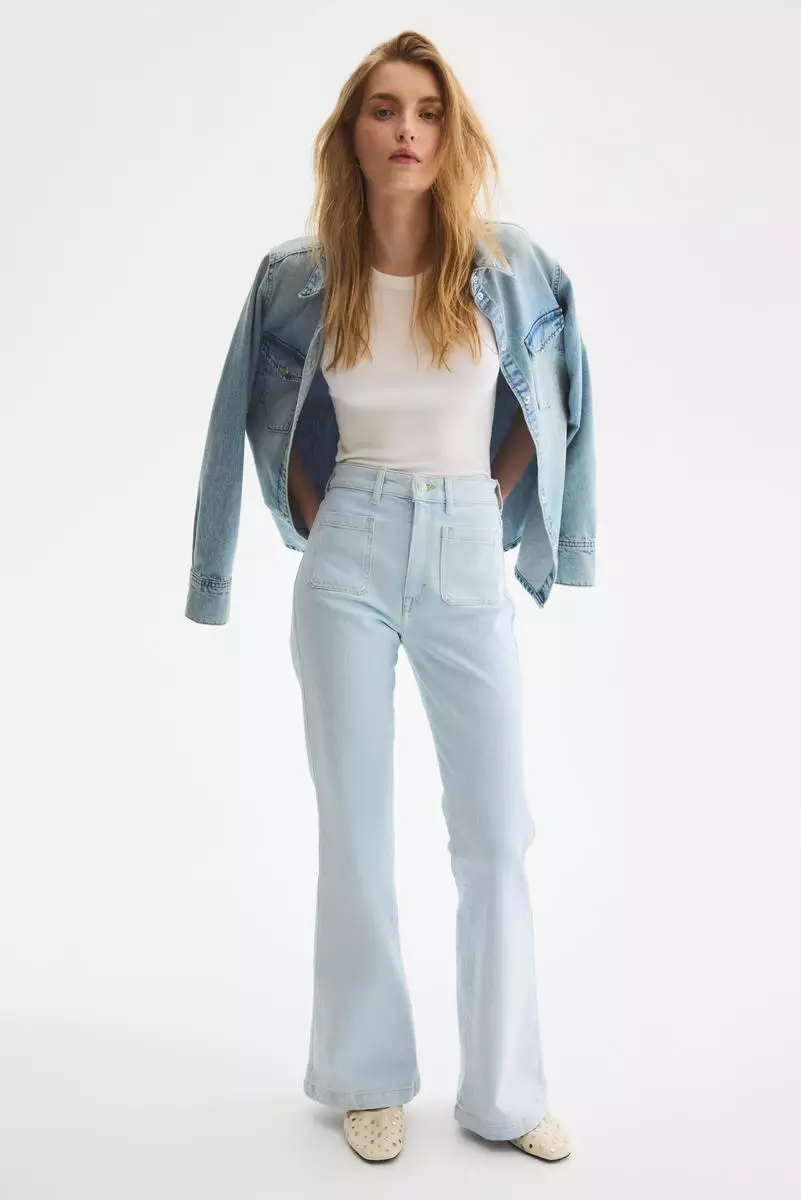 Buy H&M Flared Ultra High Jeans 2025 Online ZALORA