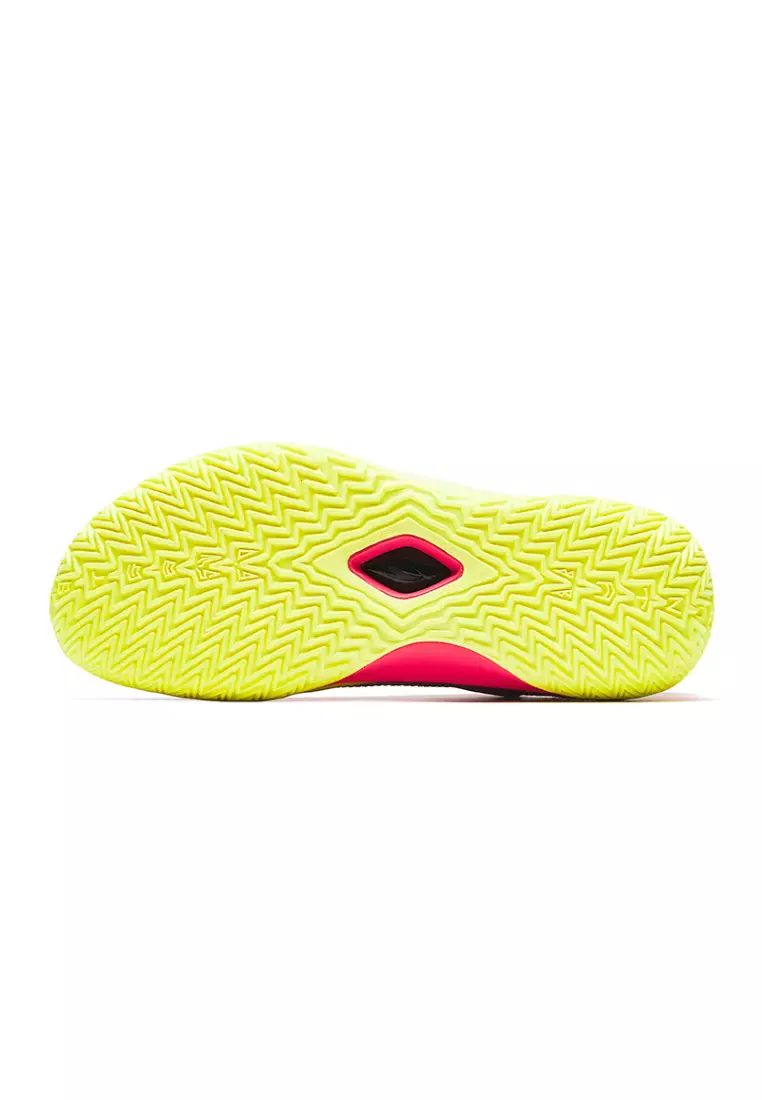 ANTA Men SHOCK WAVE 6 Basketball Shoes -Red/Yellow/Blue