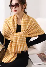 Yellow and White Houndstooth