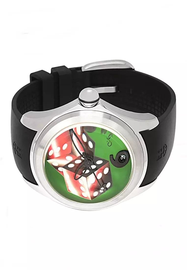 CORUM 泡泡骰子限量版男士自動腕錶 (CRM-082.310.20/0371 DI06)