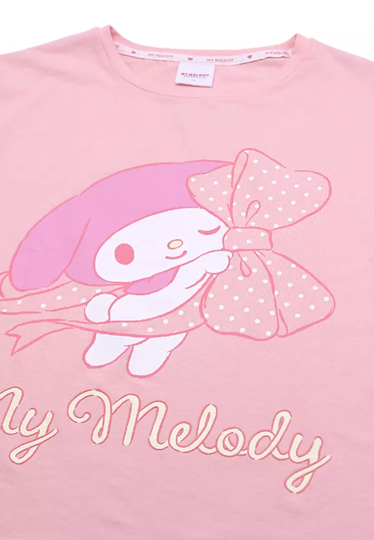 Ladies Licensed Graphic T-Shirt "My Melody Ribbon"
