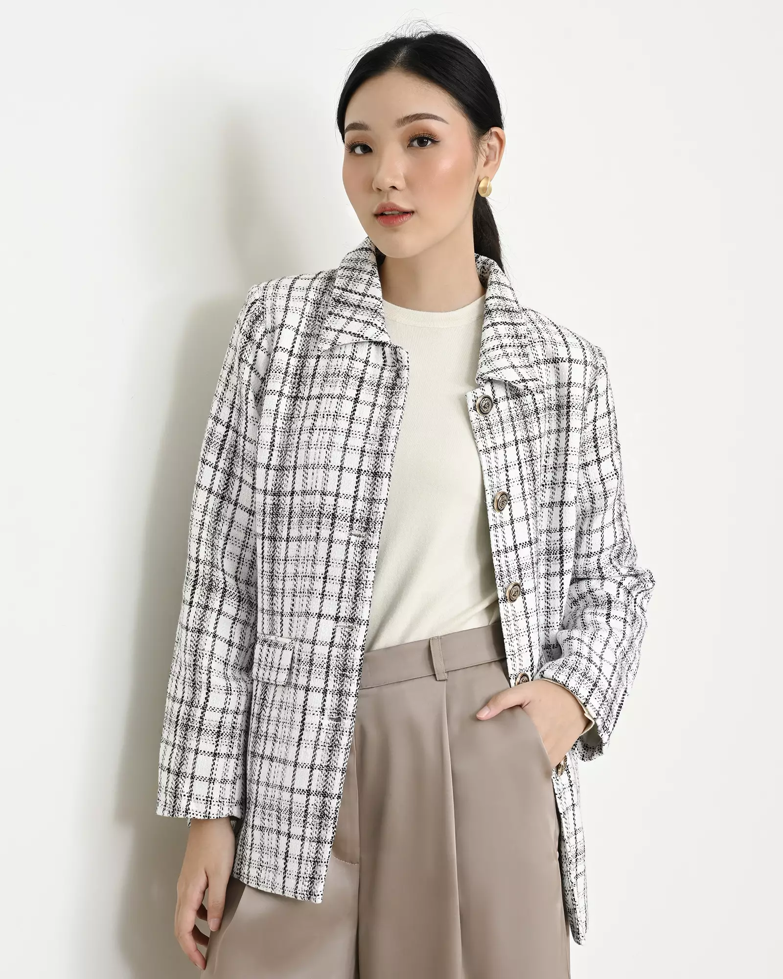 Geulis.id BLAIR BLAZER - White