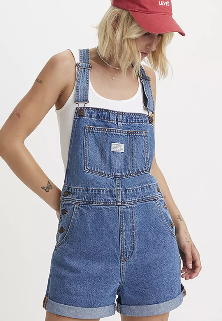 Levi's® 女士 復古連身工人褲