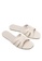 Milliot & Co. white Joyce Open Toe Sandals 65780SH083262AGS_2