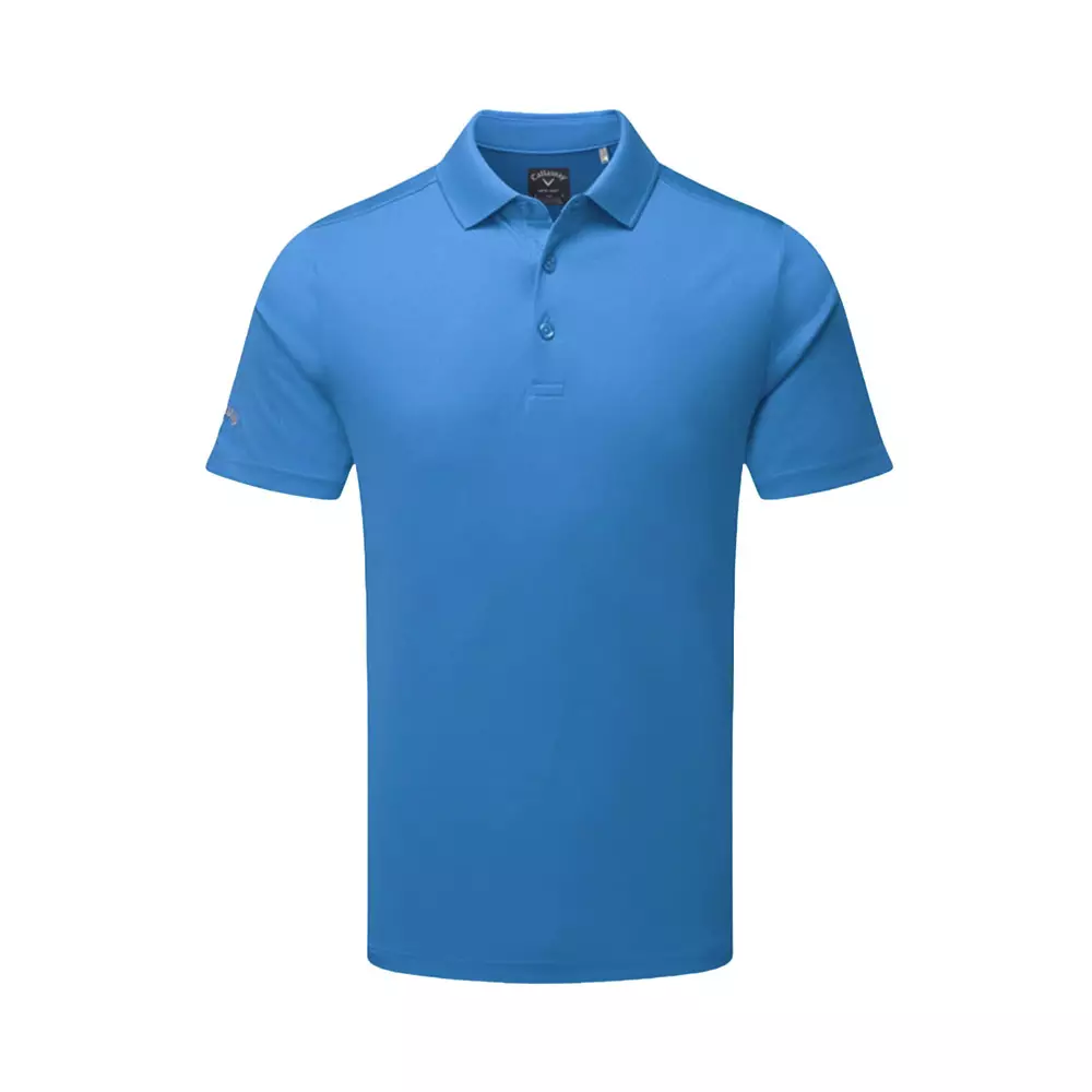 Jual Callaway Callaway Swingtech Solid Golf Polo Shirt Vallarta Blue ...