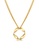 Elli Jewelry gold Necklace Circle Twisted Minimal Elegant 585 Yellow Gold 2994DAC215E30DGS_1