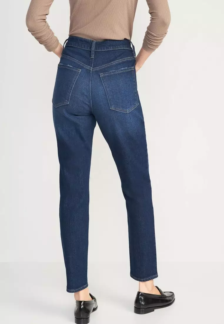 Buy Old Navy High-Waisted O.G. Straight Ripped Ankle Jeans 2024 Online