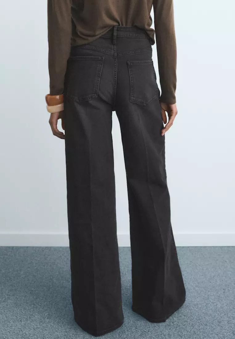 High-Waisted Wide-Leg Jeans