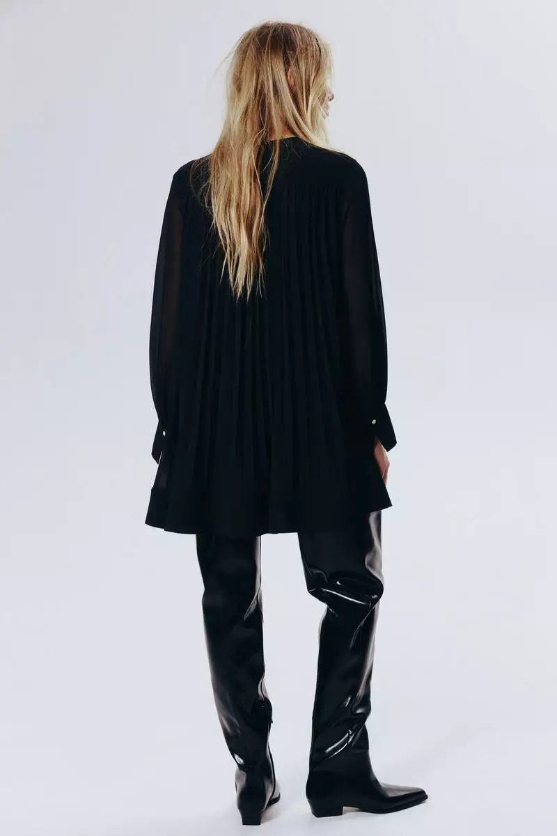 Pleated dress