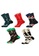 Kings Collection black Set of 5 Pairs Pattern Cozy Socks (EU38-EU45) HS202403-HS202407 86348AA78B4AD3GS_1