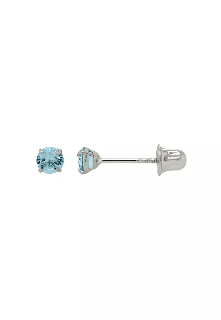 February birthstone earrings for baby online