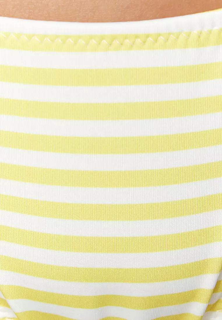 Stripe Tie Side Bikini Bottom