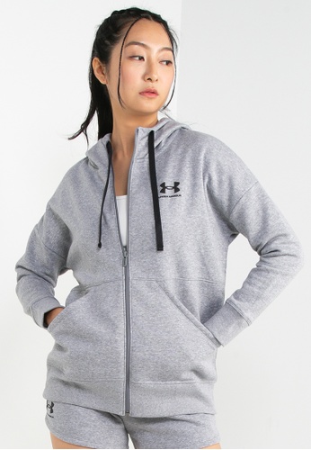 rival fleece fz hoodie
