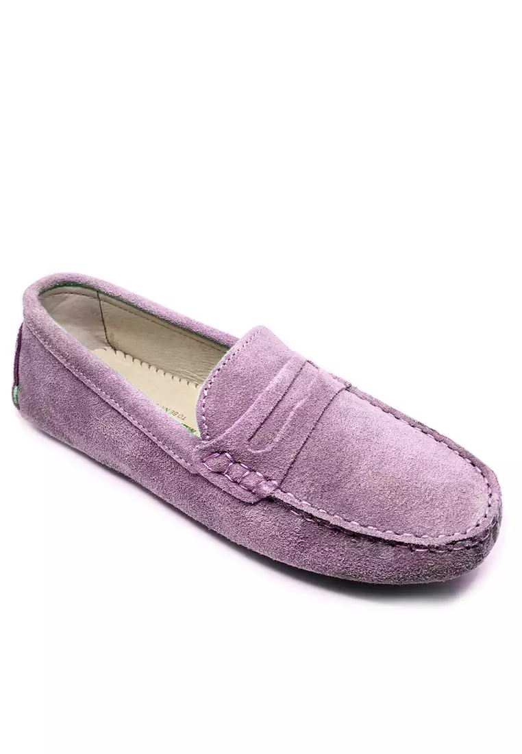 Purple suede shoes womens outlet