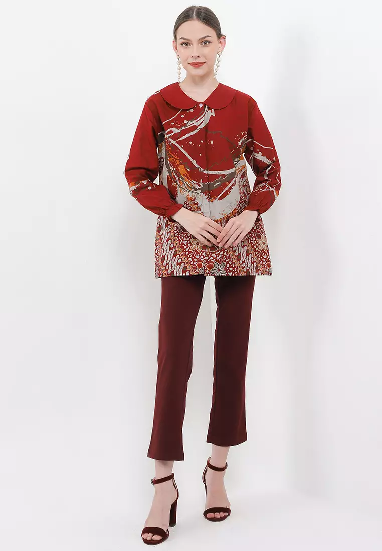 Tyaga Blouse Batik Premium Wanita Casual Modern