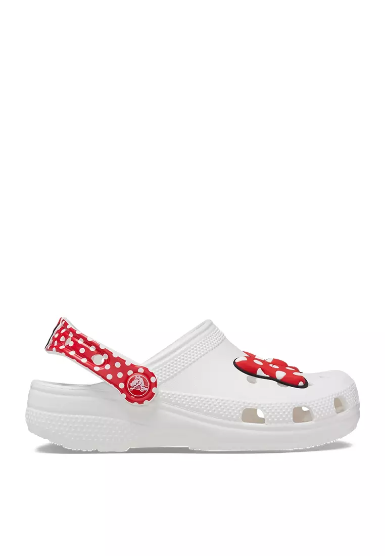 White crocs hot sale with stickers