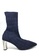 Twenty Eight Shoes blue Socking Metallic Heel Boots 6619 8D110SHBE85123GS_1