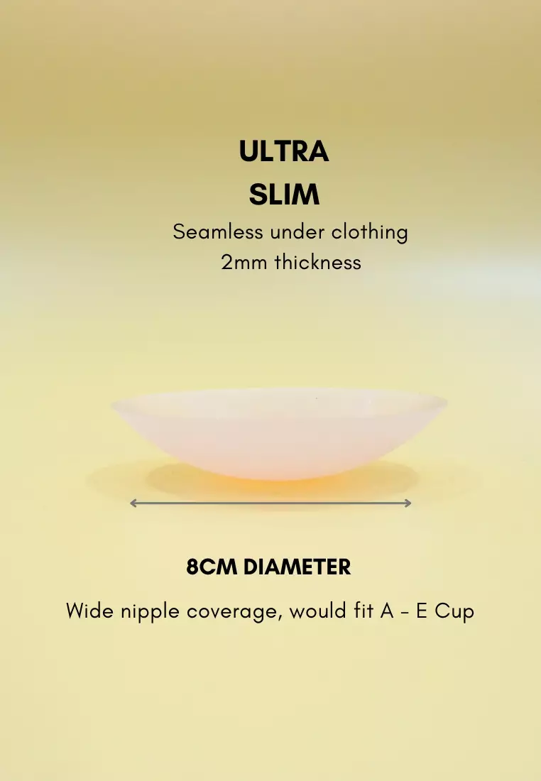 Premium Non Adhesive Nubra Nipple Cover and 5cm Body Tape Invisible Breast Lifting and Sports Muscle Tape Roll in Black