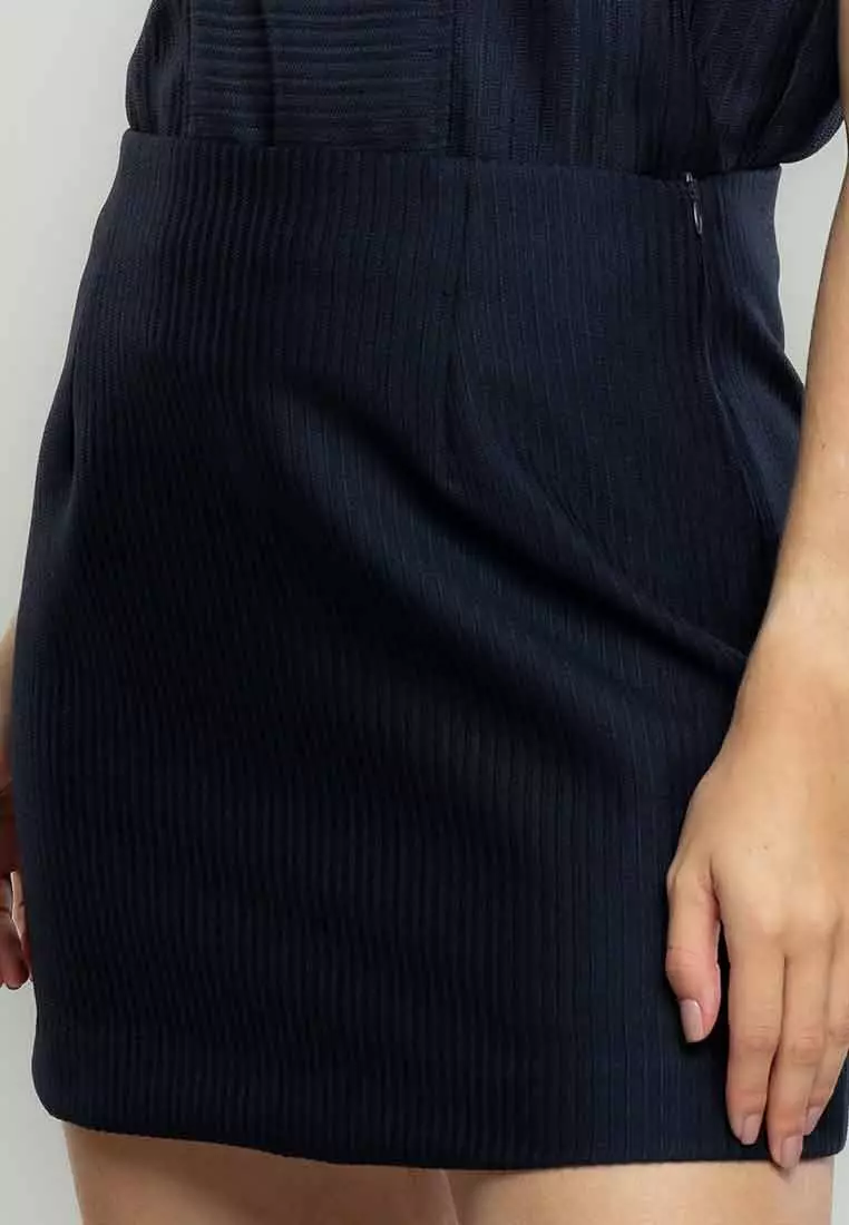 Riley Textured Mini Skirt