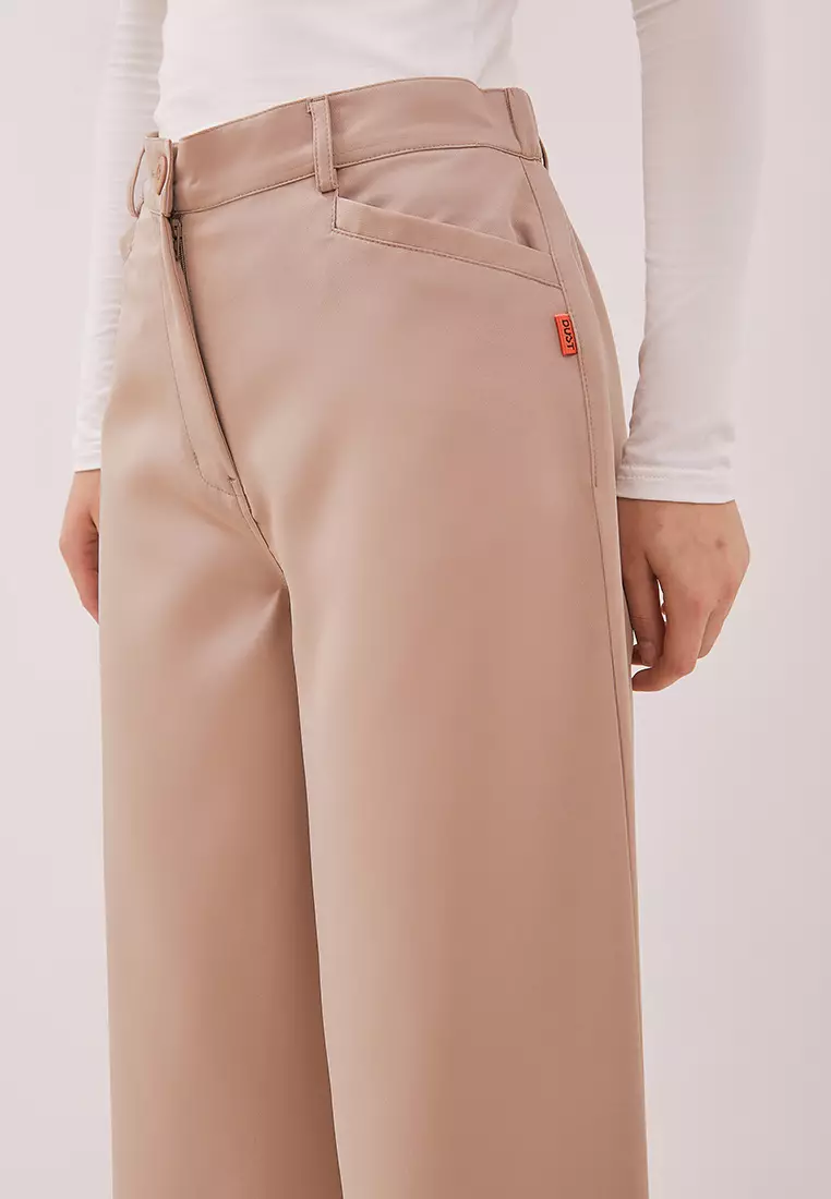 DUST Celana Kulot Narita Coklat (D.39144)