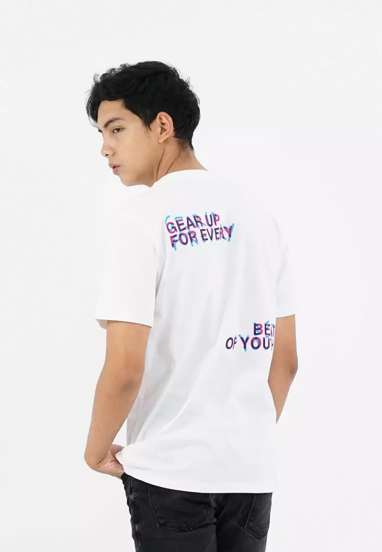 3Second Men's T-Shirt Short Sleeve Regular Fit Cotton Meg OL-C900125