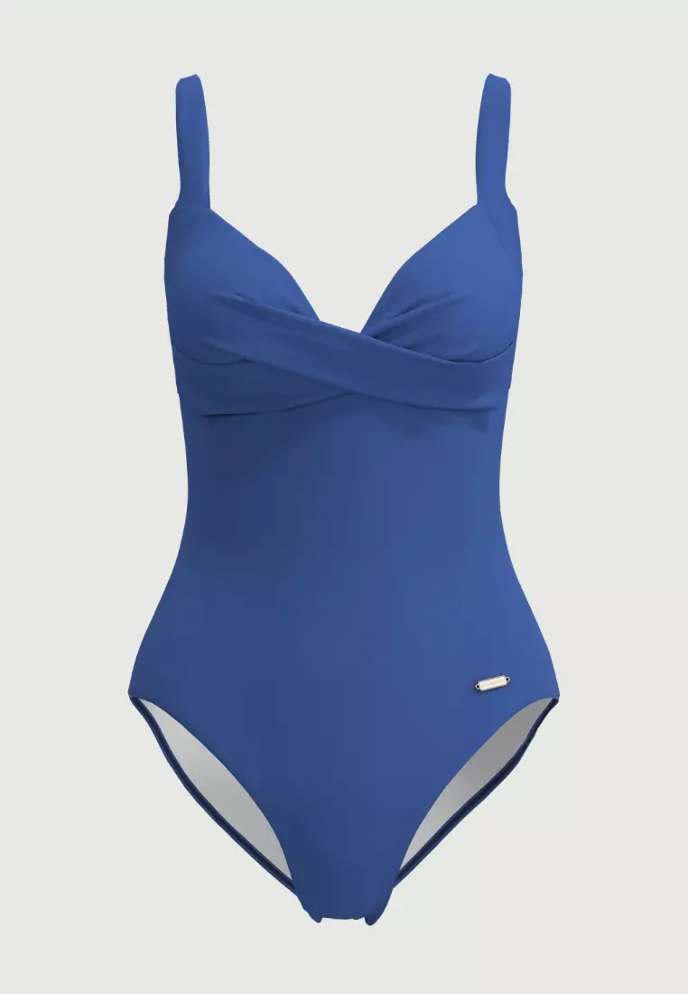 Core Solid Nottingham Cross Front Onepiece