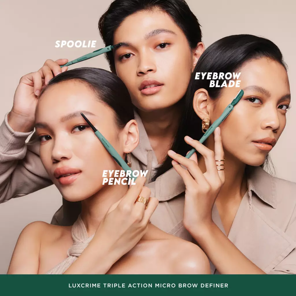 Luxcrime Triple Action Micro Brow Definer - Brown